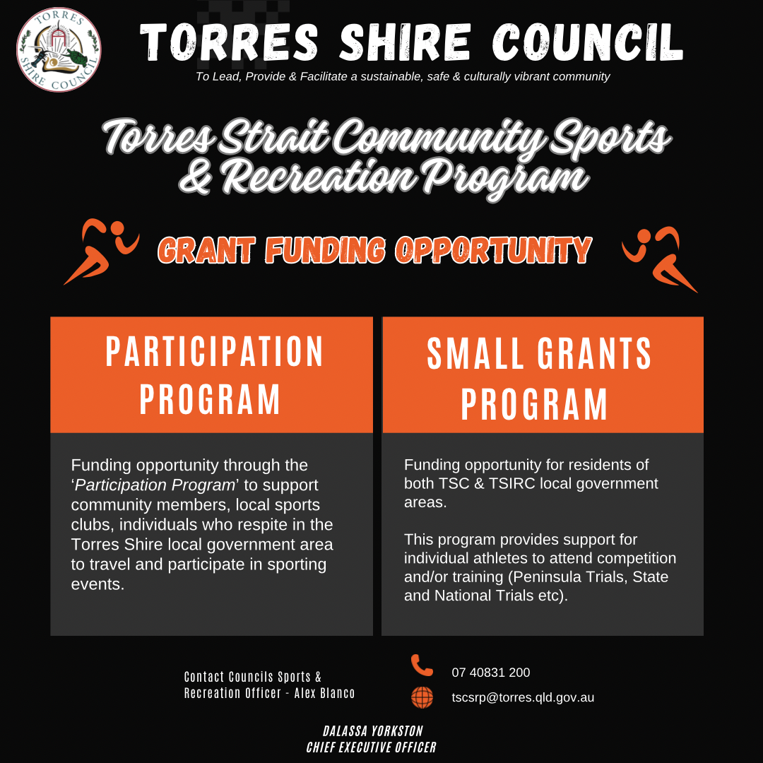 Sport and community Grant program 2024